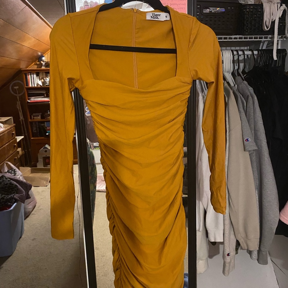Tiger Mist Long Sleeve Bodycon Dress